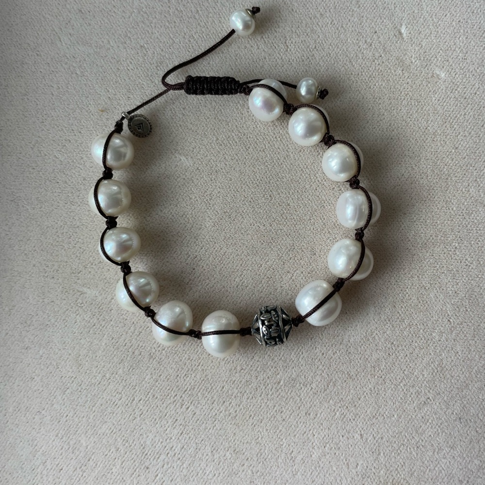 Silpada rugged pearls bracelet